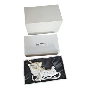 PANDORA "PORCELAIN SLEIGH ORNAMENT" 2014